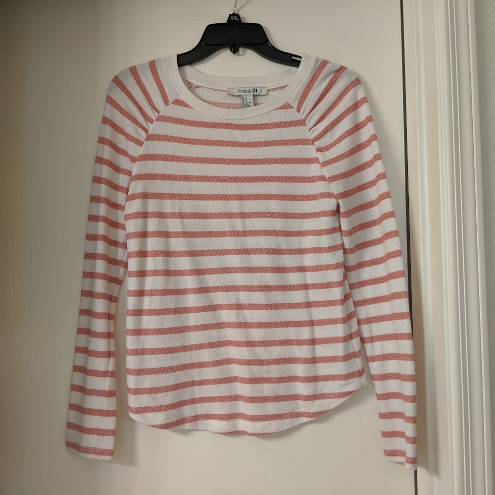 Pink striped shirt